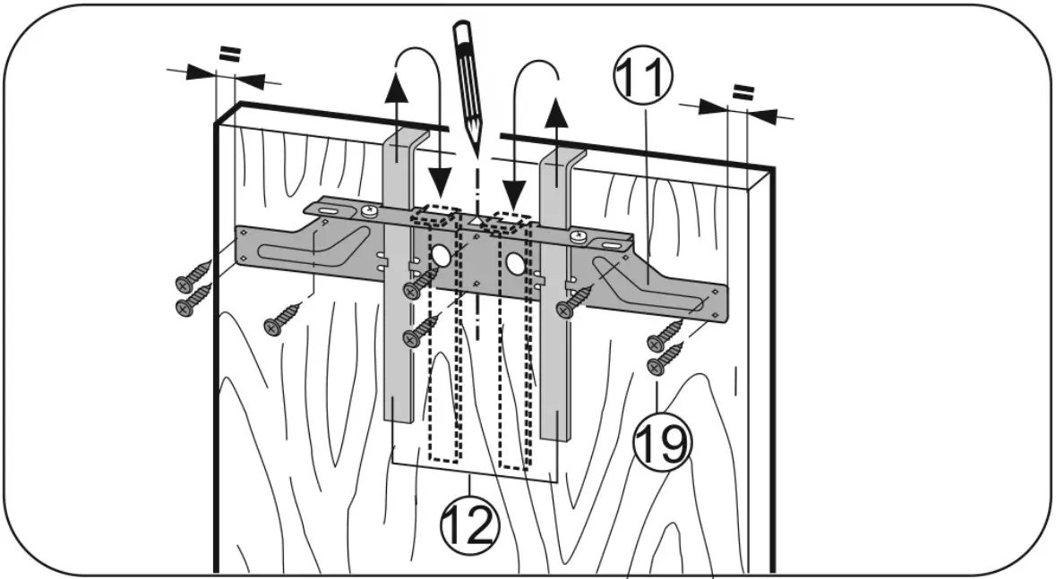 Attach Fastening Crosspiece