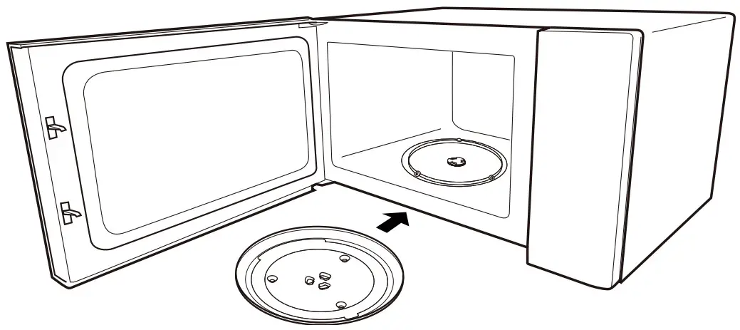 Midea EM262A2YC P1 Microwave Oven - INSTALLATION 2