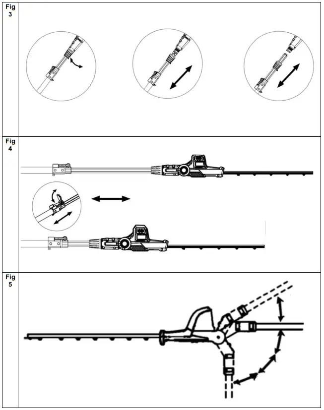 TEXAS PHX2000 20V Battery Long Reach Hedge Trimmer - overview 2