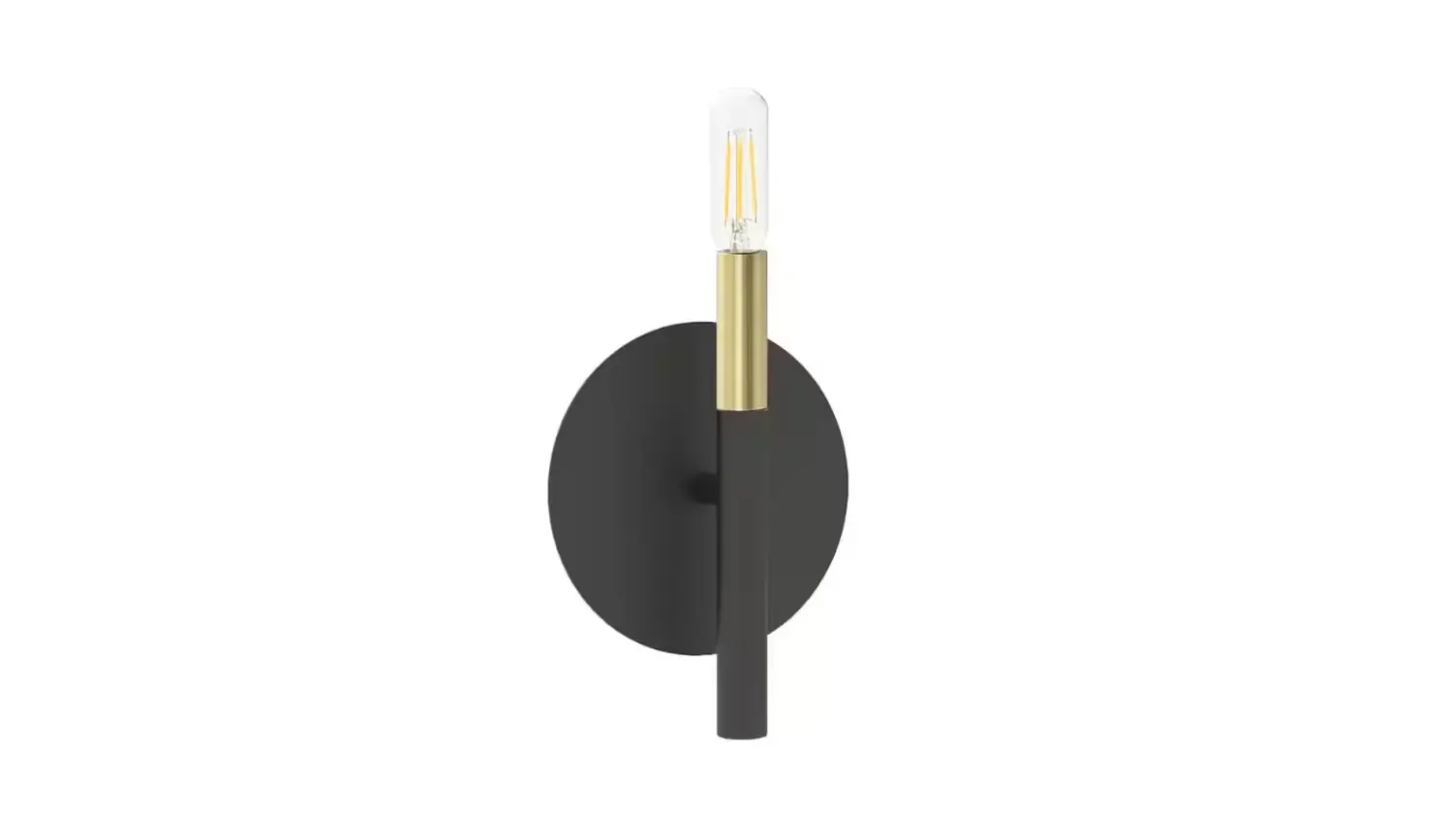 Dainolite Wan-91w-mb-agb Wand 1-light Led Compatible Matte Black Wall Sconce Instruction Manual