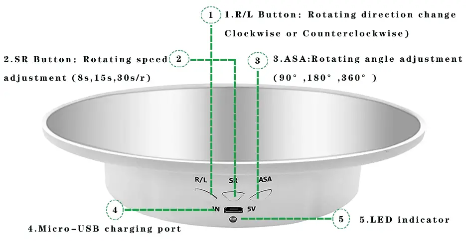 ZLMONDEE TOP1321 Motorized Rotating Display Stand-fig-5
