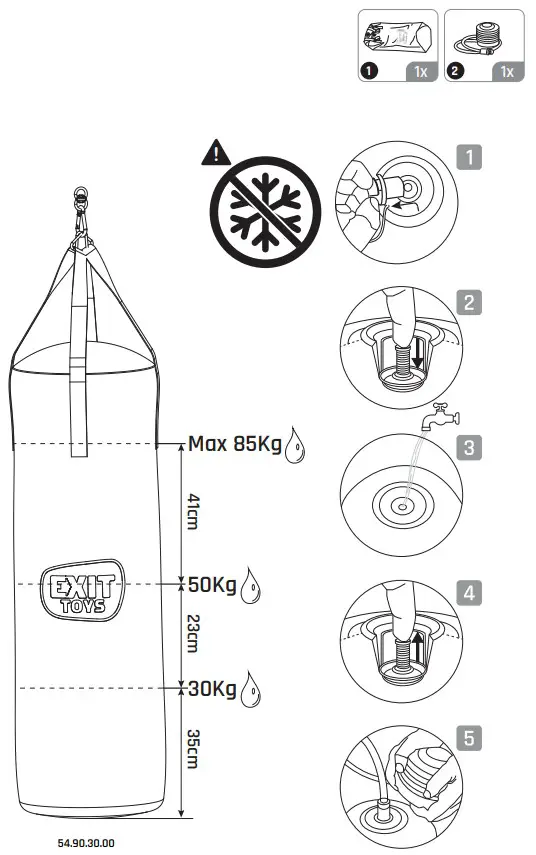 EXIT TOYS 54.90.42.00 GetSet Hanging Accessories - Hanging 1