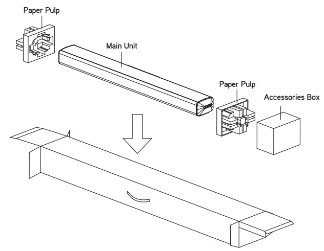 BlueAnt XT120 2 1 CH Soundbar - Box 1