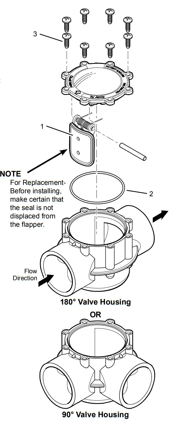 Jandy Pro Series Spring Check Valve - Replacement