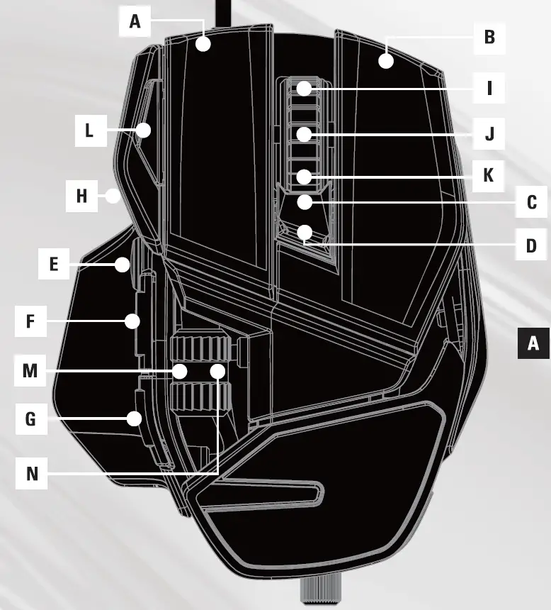 MAD CATZ RAT 6+ Optical Gaming Mouse 1