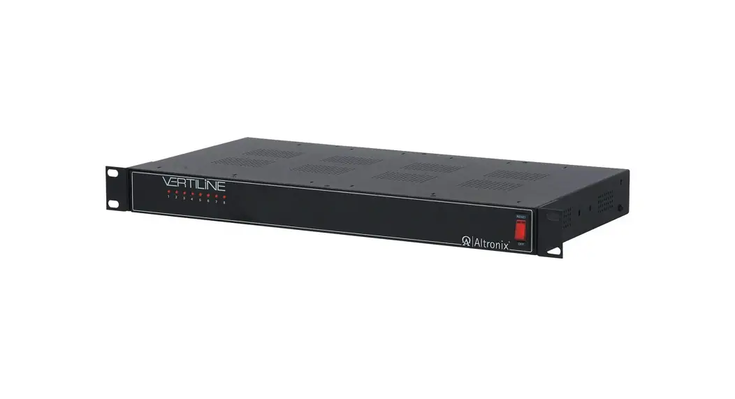 Altronix Vertiline3d Series Rack Mount Power Supplies Installation Guide