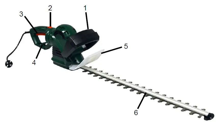 Westfalia-873902-710W-Electric-Hedge-Trimmer-FIG-2