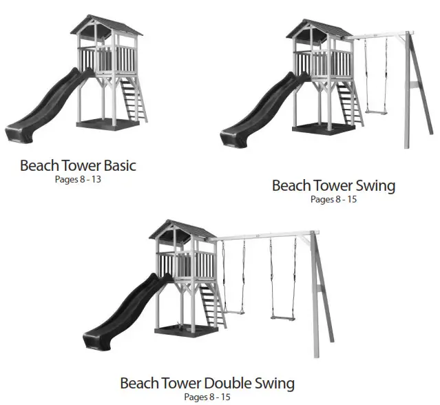 axi Beach Tower Basic Climbing Tower - Fig1