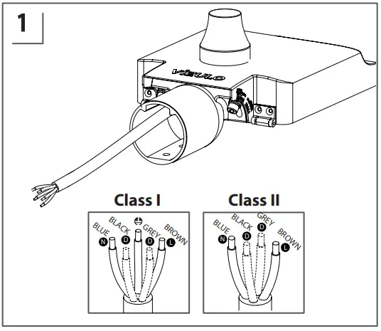 Configuration with cable