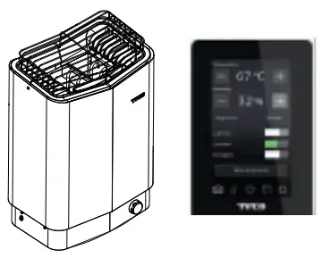 TYLO SENSE PLUS ELITE Sauna Heater - fig