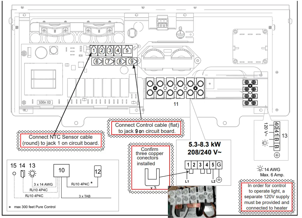 TYLO SENSE PLUS ELITE Sauna Heater - fig1