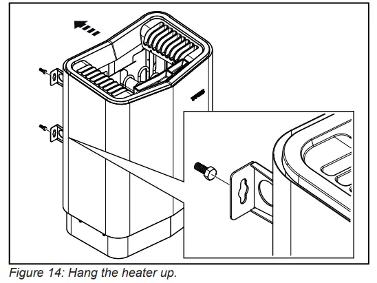 TYLO SENSE PLUS ELITE Sauna Heater - heater up