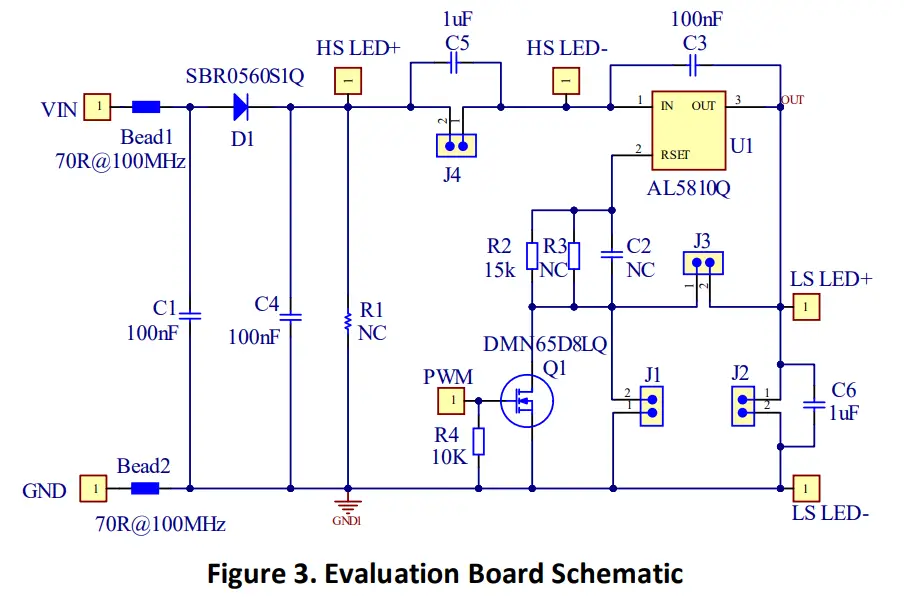 Evaluation Board Schematic