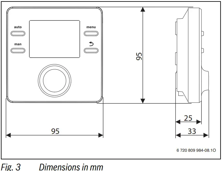 BOSCH CR50 Thermostat Controller - fig 3