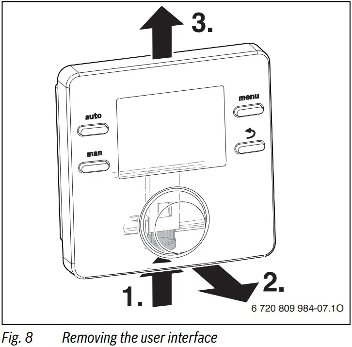 BOSCH CR50 Thermostat Controller - fig 8