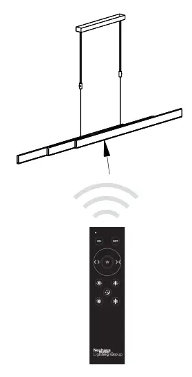 Assigning the remote control to the light