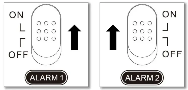 HOMVILLA 8808 LED Alarm Clock - Set the Alarms