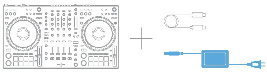 Pioneer DJ DDJ FLX10 4 Channel Record Box and Serato DJ Controller - Item