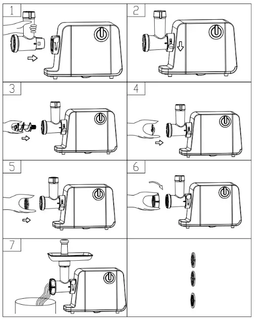 Steba MG 3000 PRO Meat Grinder - FIG 2