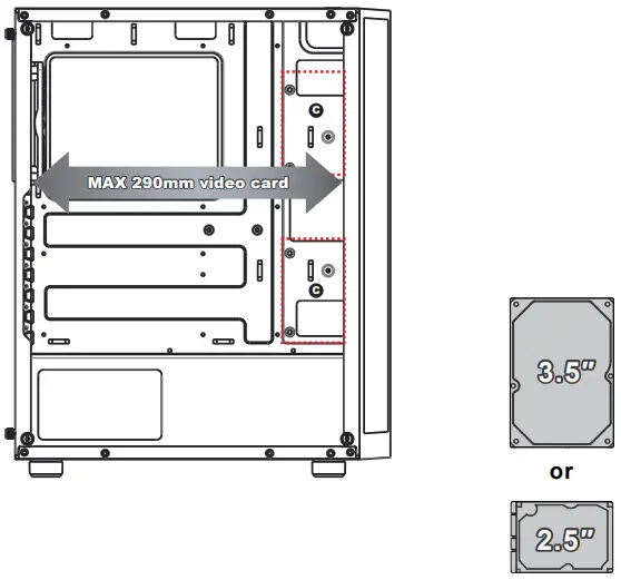 Spectra-CSAZ-280B-Black-ATX-Mid-Tower-Gaming-Case-fig- (3)