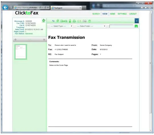 ClicktoFax Service Usage-FIG14