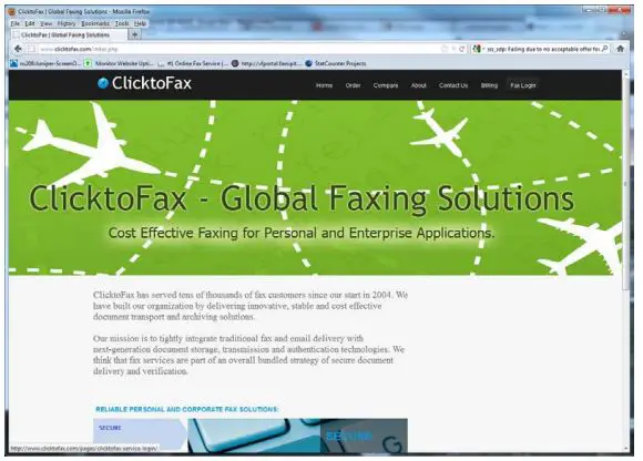 ClicktoFax Service Usage-FIG2