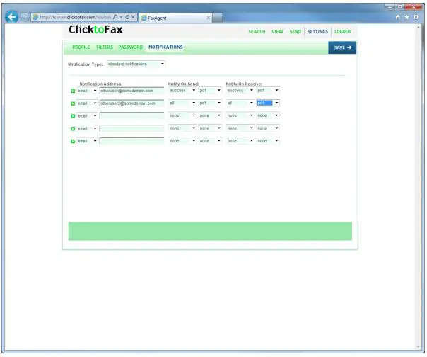 ClicktoFax Service Usage-FIG7