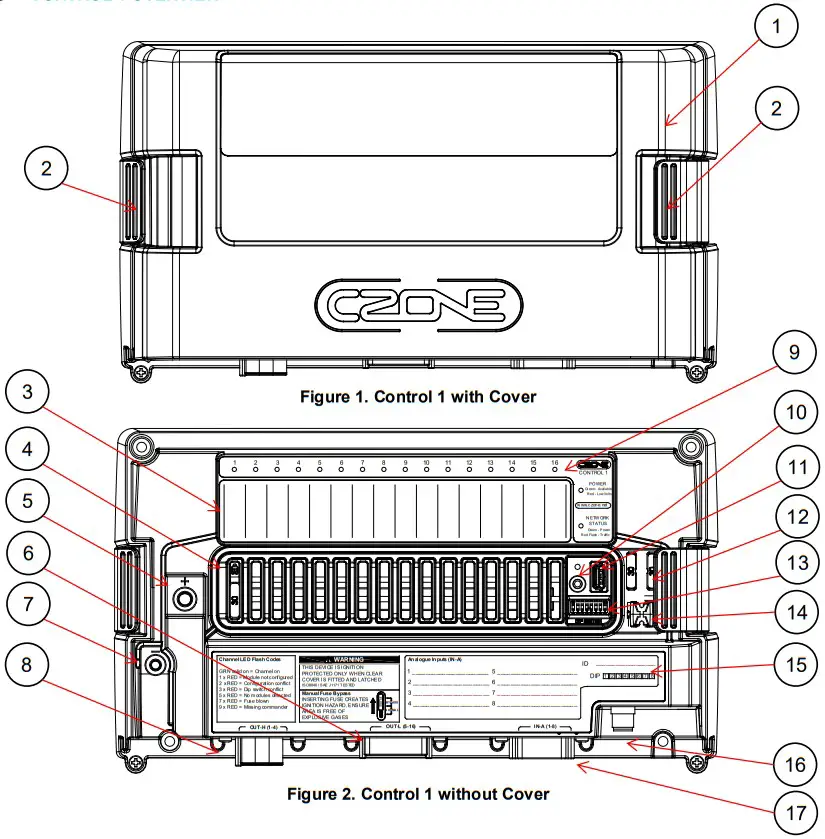 CZONE 80 911 0122 00 Control 1 Interface - fig