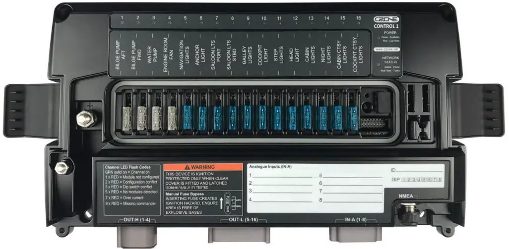 CZONE 80 911 0122 00 Control 1 Interface