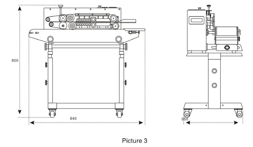 VEVOR-FRB-770 Series-Continuous-Band-Sealer-03
