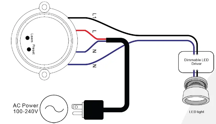 HOFTRONIC 4406509 Wireless LED Receiver 4