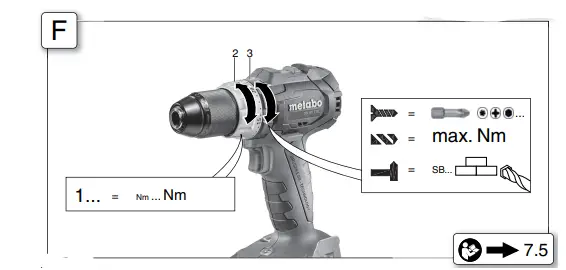 metabo-BS-18-LT-0BL-Cordless-Drill-or-Screwdriver-fig 6