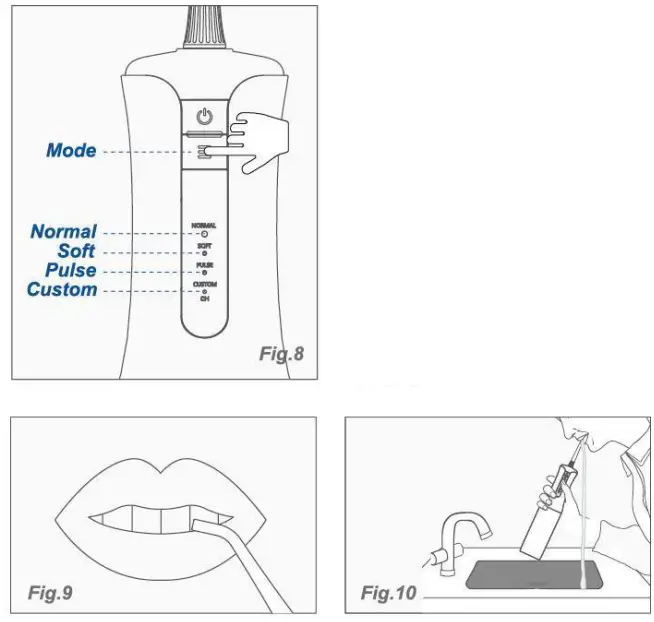 COSLUS F5029A Water Dental Flosser Teeth Pick - Sensitiv