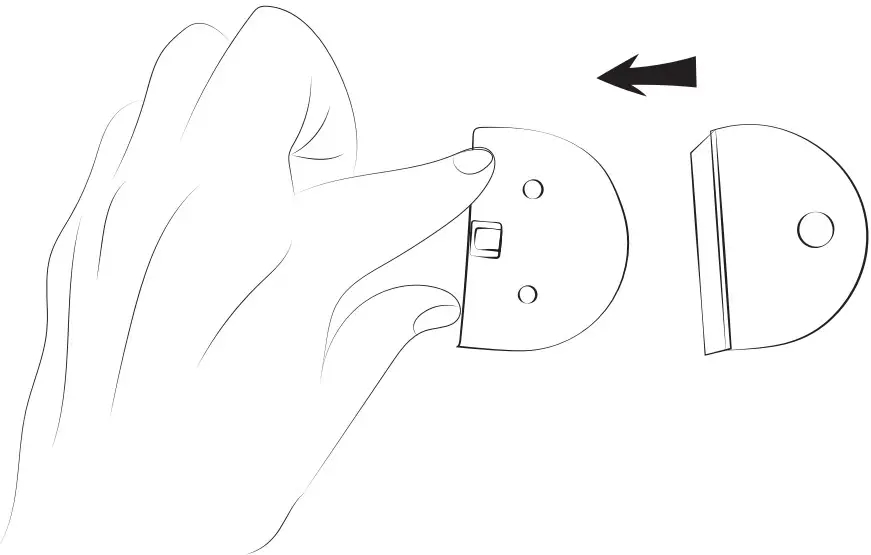 TUO Contact Sensor with Matter - Backplate