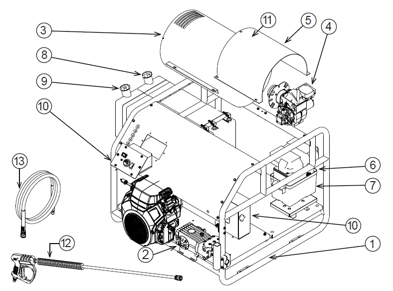 BE POWER EQUIPMENT HW3524HG12V Hot Water Pressure Washer-fig-19