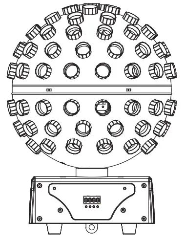 ADJ Starburst 5x 15W HEX Colored LEDs - cover