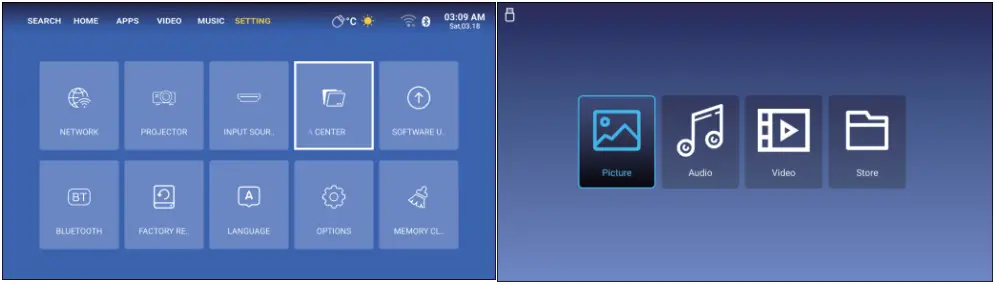 SHENZHEN SAGAMOBILE CO LTD SW30 Portable Projector - play U disk