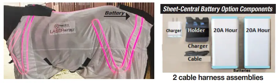 Spectra THERAPY Equine ST Laser Blanket - Vascular 2