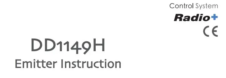 PIXIE DD1149H No Bull Blinds Wireless Emitter Instructions