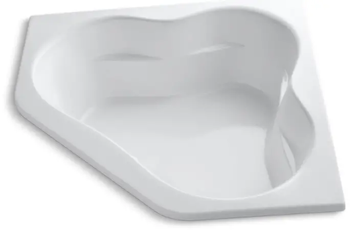 KOHLER K-1161 Tercet 60 x 60 Inch Corner Bath