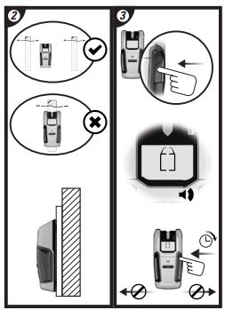 STANLEY S200 Stud Finder Instruction Manual - Usage