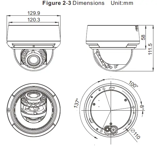 Sunell-SN-IPV57-Vandal-Dome-Network-Camera-FIG-3