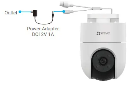 EZVIZ H8c Pan and Tilt Wi-Fi Camera - Camera1