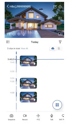 EZVIZ H8c Pan and Tilt Wi-Fi Camera - Live View