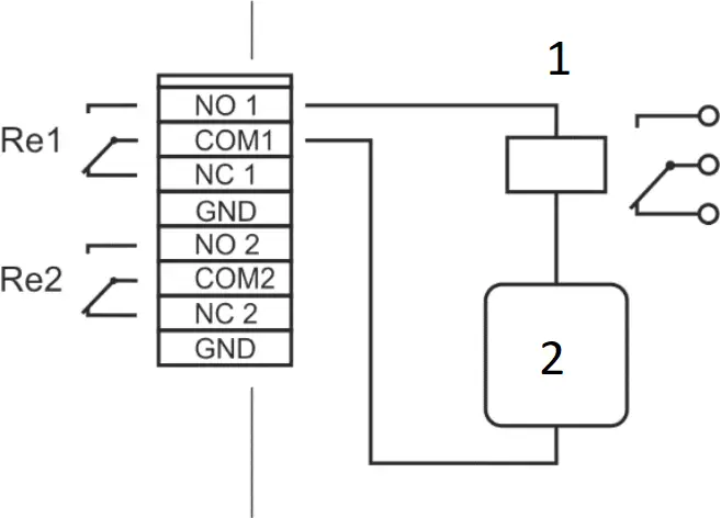 COMET SYSTEM H3020 - Connection of external power relay