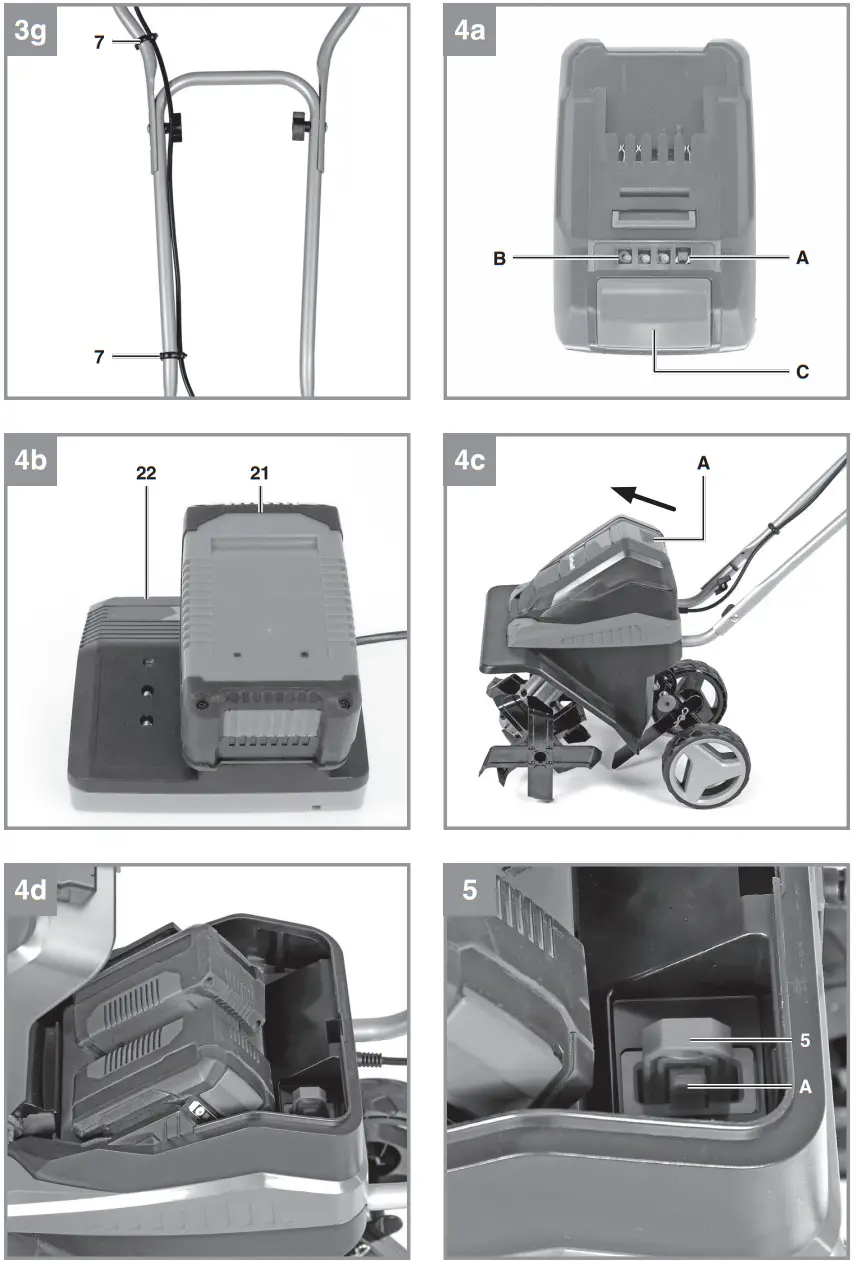 Einhell GE CR 30 Li Cordless Tiller - fig 2