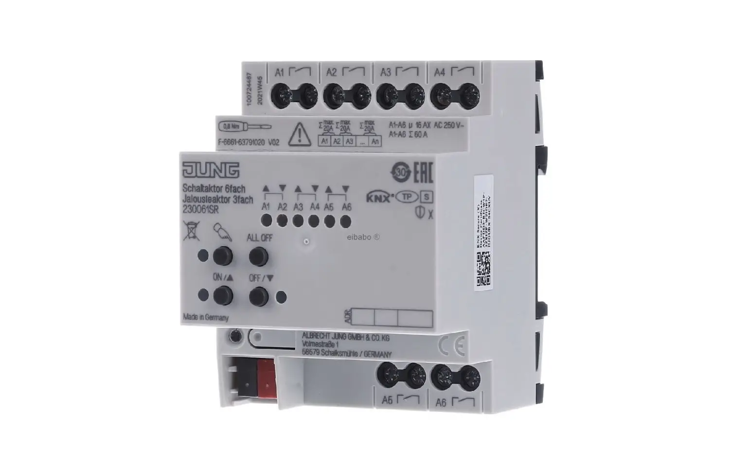 Jung 230061sr Switch Actuator Instruction Manual Jung 230061sr Switch Actuator Instruction Manual