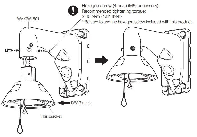 i-PRO WV-QSR504 Mount Bracket - fig 3