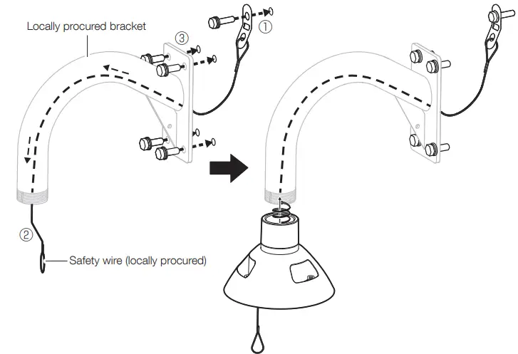 i-PRO WV-QSR504 Mount Bracket - fig 6