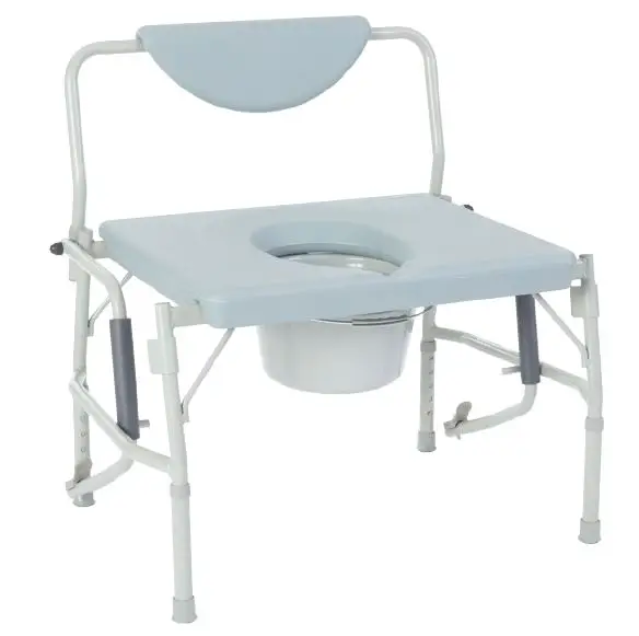 RHYTHM HEALTHCARE-B3650-Deluxe-Bariatric-Drop-Arm-Commode